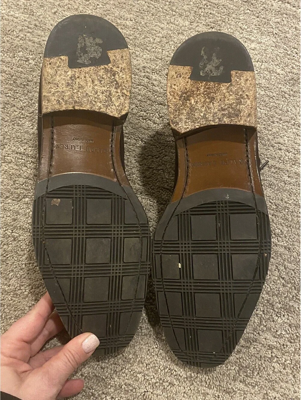 Ralph Lauren chocolate Brown Color Snuff Suede Chukka 8.5 Gorgeous!
